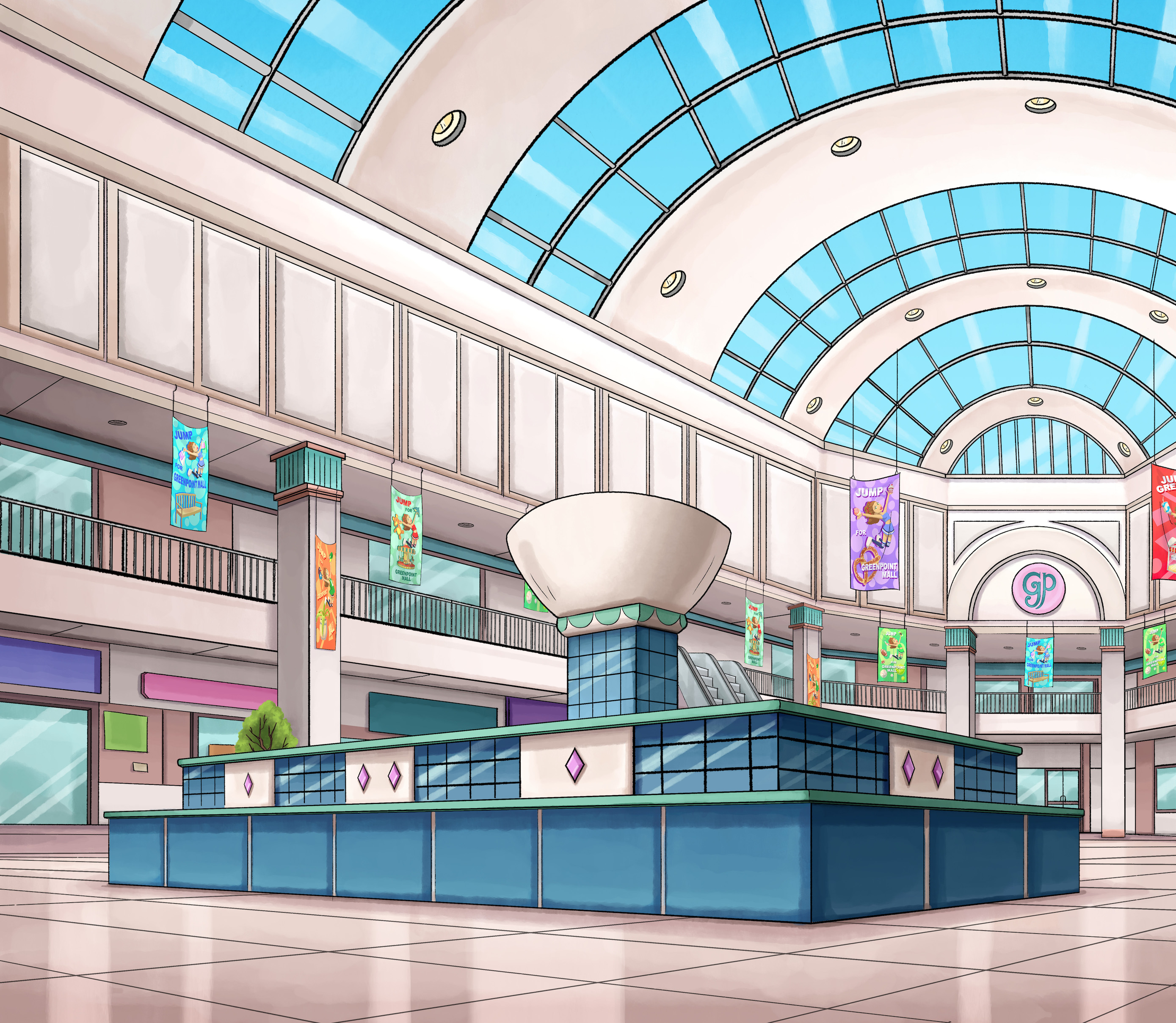 Update more than 75 anime mall background - in.duhocakina
